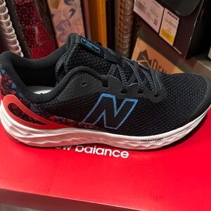 New Balance Kids' Black and Blue Sneakers